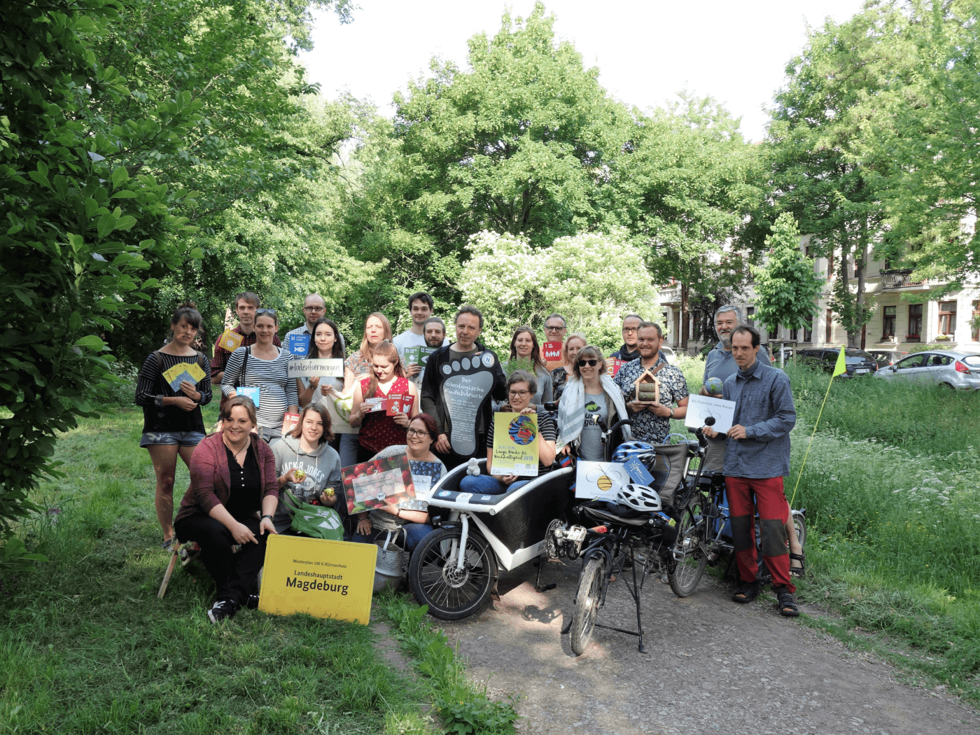 Teilnehmer der Deutschen Aktionstage Nachhaltigkeit 2018, © Lange Woche der Nachhaltigkeit, Netzwerk Zukunft Sachsen-Anhalt / Bild: Bianca Oldekamp/Volksstimme