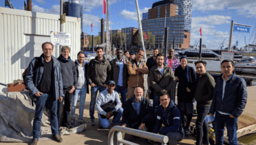 Teilnehmende und Projektleitung des Projekts „Umwelthandwerker“ der Handwerkskammer Hamburg, Foto: © Handwerkskammer Hamburg