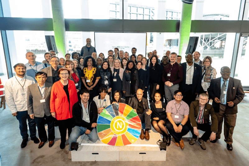 Teilnehmer*innen des Open SDGclub.Berlin 2019 - Foto: Svea Pietschmann, © Rat für Nachhaltige Entwicklung