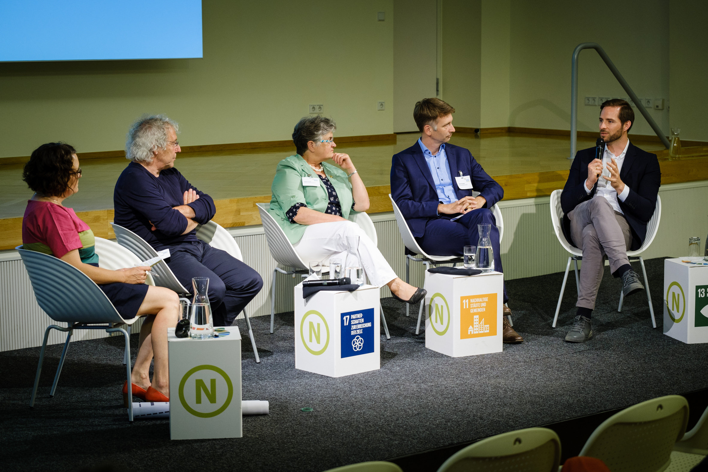 Themenforum auf der 19. RNE-Jahreskonferenz zum Thema „Klimaneutrale Mobilität – was kommt, was stört, was geht?“, Foto: André Wagenzik/Andreas Domma © Rat für Nachhaltige Entwicklung (RNE)
