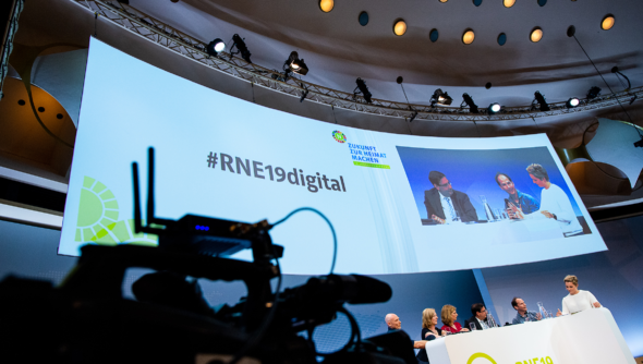 Themenforum auf der 19. RNE-Jahreskonferenz zum Thema „Digitalisierung – wie denken wir das Neue?“, Foto: André Wagenzik/Andreas Domma © Rat für Nachhaltige Entwicklung (RNE)