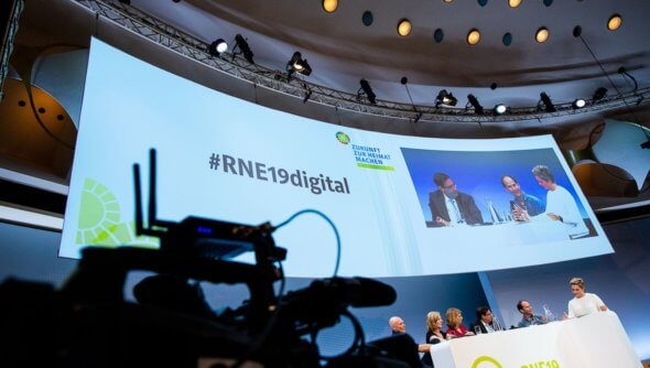 Themenforum "Digitalisierung" auf der 19. Jahreskonferenz des RNE am 04.06.2019 in Berlin, Foto: André Wagenzik/Andreas Domma © Rat für Nachhaltige Entwicklung (RNE)